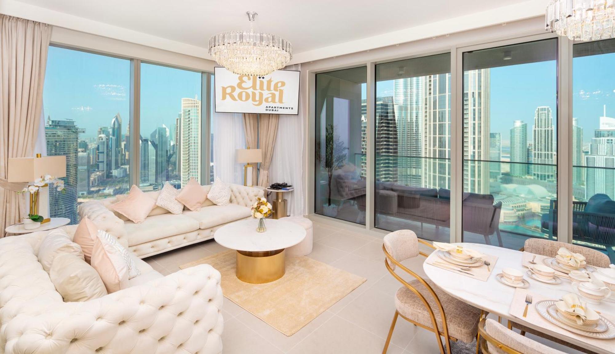 Elite Royal - Panoramic With Burj Khalifa & Full Fountain View - High Floor - Patron Дубай