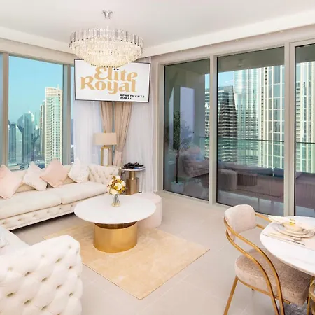 Elite Royal Apartment - Panoramic With Burj Khalifa & Full Fountain View - High Floor - Patron Dubai Esterno foto